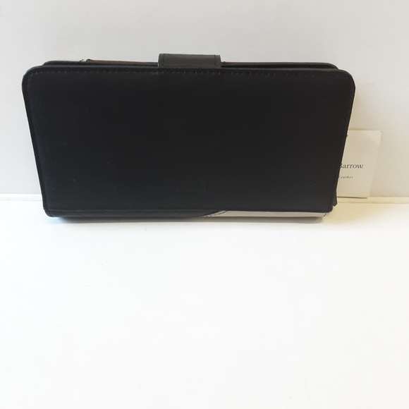 Women's Croft & Barrow® Leather Tab Clutch Wallet NWT - Picture 2 of 4